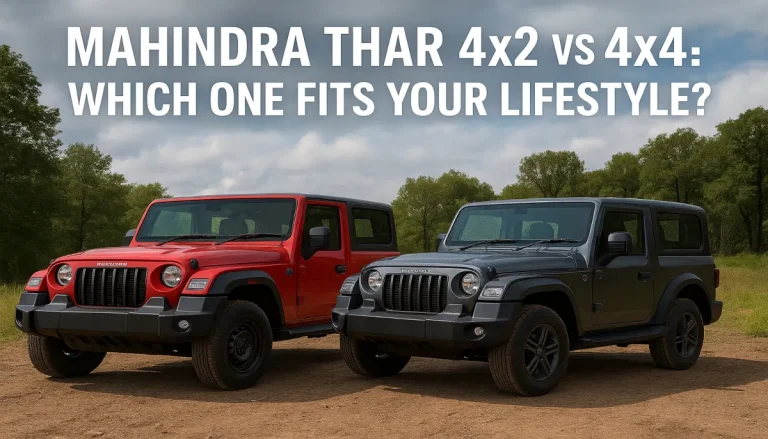 Mahindra Thar 4x2 vs 4x4: Which One Fits Your Lifestyle? 5 Mahindra Thar 4x2 vs 4x4