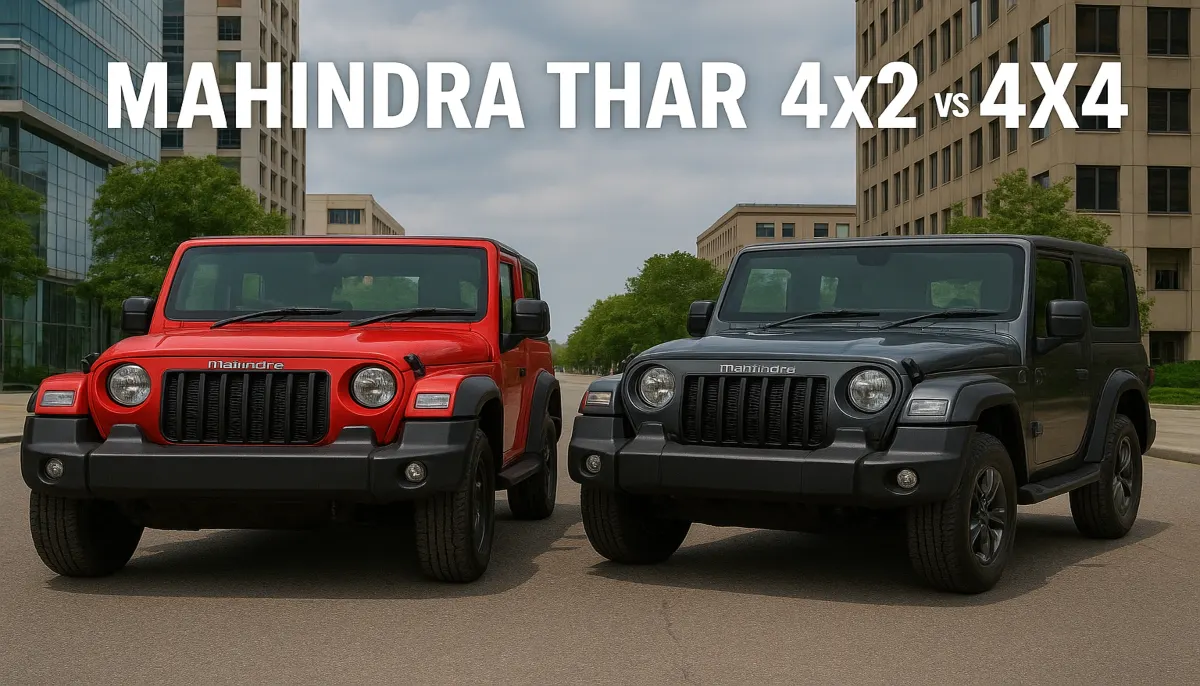 Mahindra Thar 4x2 vs 4x4