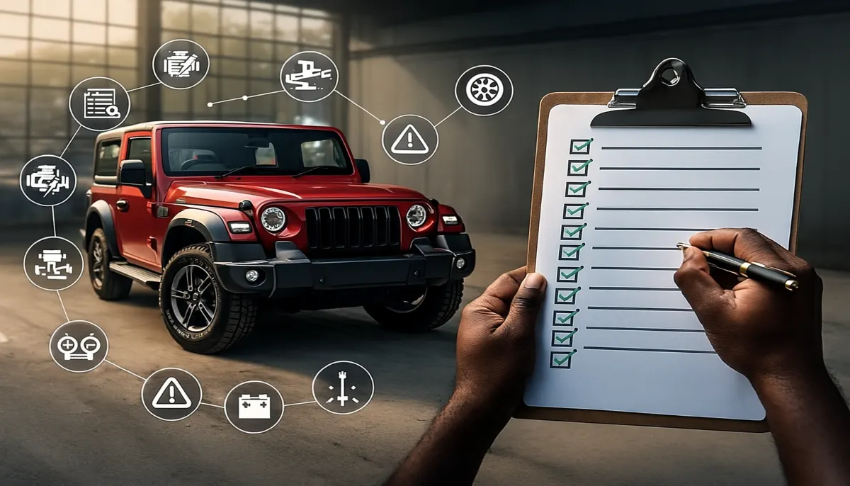 Mahindra Thar Buying Checklist