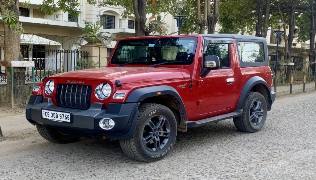 Mahindra Thar Car Price, Features and Review 2025 Guide 14 Red Thar Car