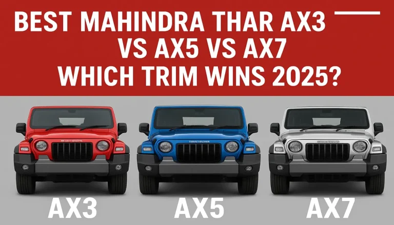 Thar AX3 vs AX5 vs AX7