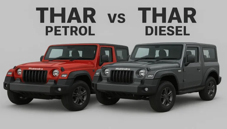 Thar Petrol vs Diesel
