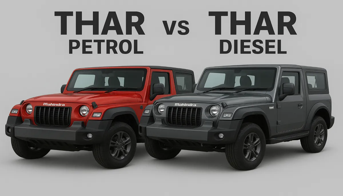 Thar Petrol vs Diesel: 7 Critical Power, Mileage and Maintenance Differences 1 Thar Petrol vs Diesel