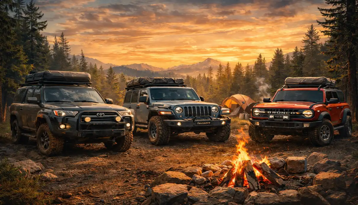best off road SUVs car for camping