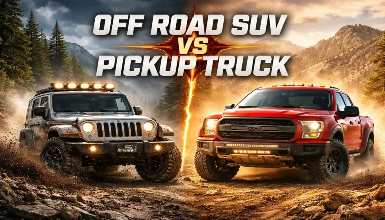 Off Road SUV vs Pickup Truck 4