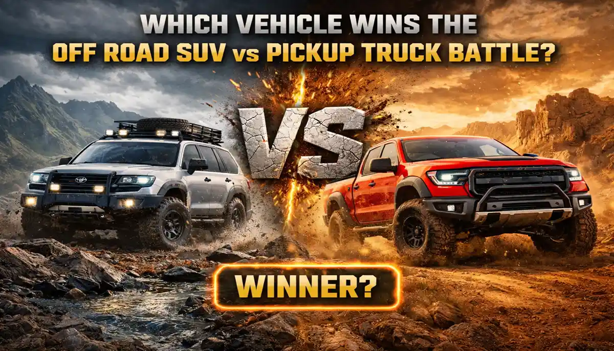 Off Road SUV vs Pickup Truck