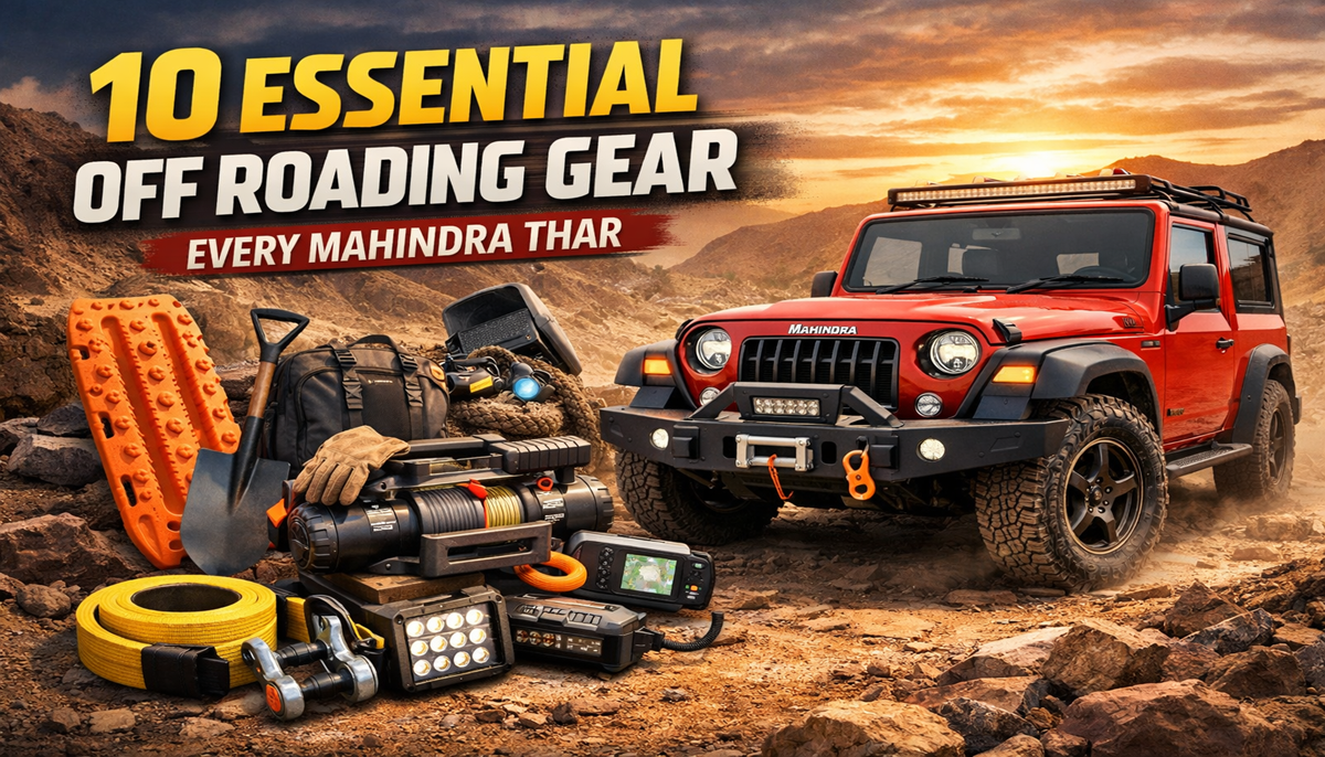 10 Essential Off Roading Gear Every Mahindra Thar Owner Must Have 4 10 Essential Off Roading Gear