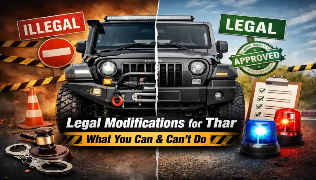 10 Legal Modifications for Thar | Smart Upgrades That Won't Get You Fined 3 Legal Modifications for Thar What You Can and Can’t Do