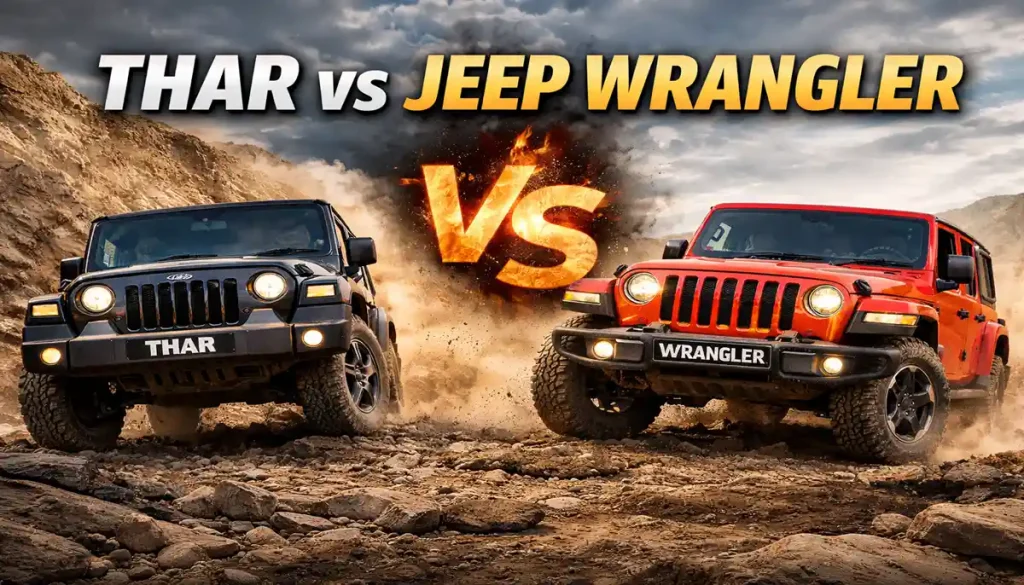 Thar vs Jeep Wrangler: The Ultimate Off Road Performance Face Off You Need to See in 2026 5 Thar vs Jeep Wrangler