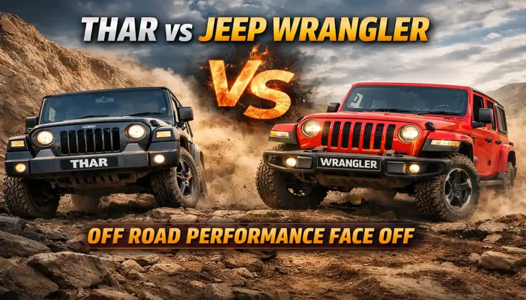 Thar vs Jeep Wrangler Off Road Performance Face Off