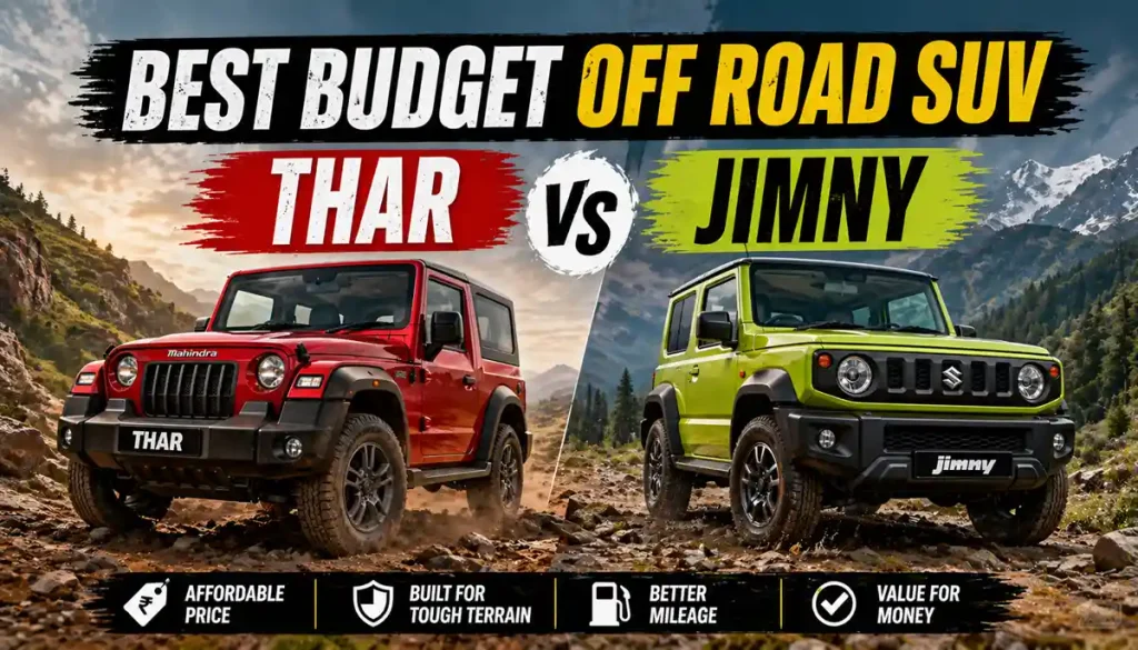 Best Budget Thar vs Jimny