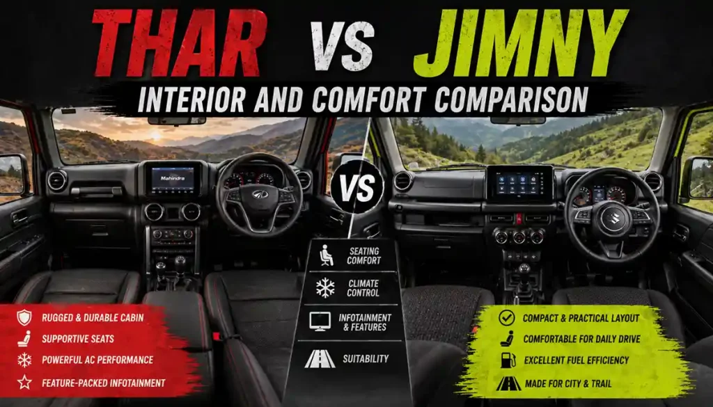 Thar vs Jimny Comfort
