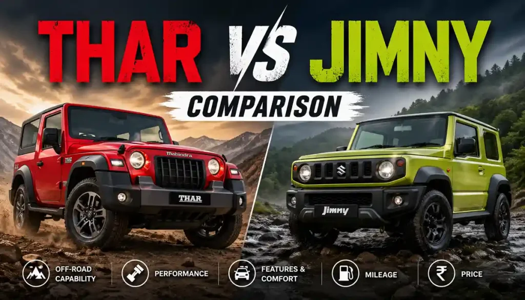 Thar vs Jimny Comparison