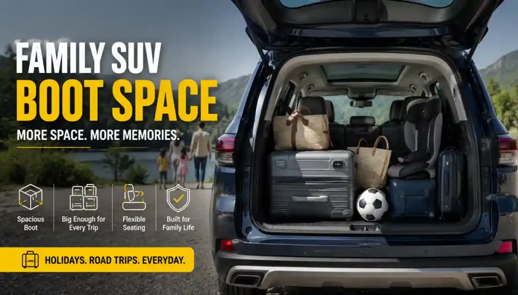 Thar Boot Space vs Family SUVs 28 Surprising Practicality Truth Fully Revealed 2026 4 Family SUV Boot Space
