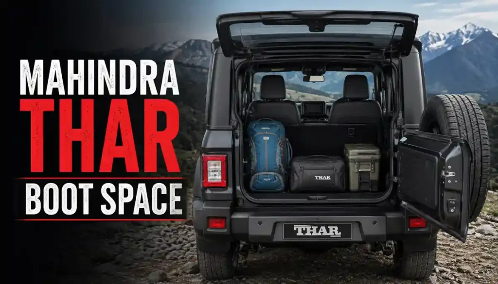 Thar Boot Space vs Family SUVs 28 Surprising Practicality Truth Fully Revealed 2026 6 Thar Boot Space