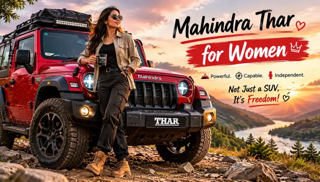 Mahindra Thar for women driving