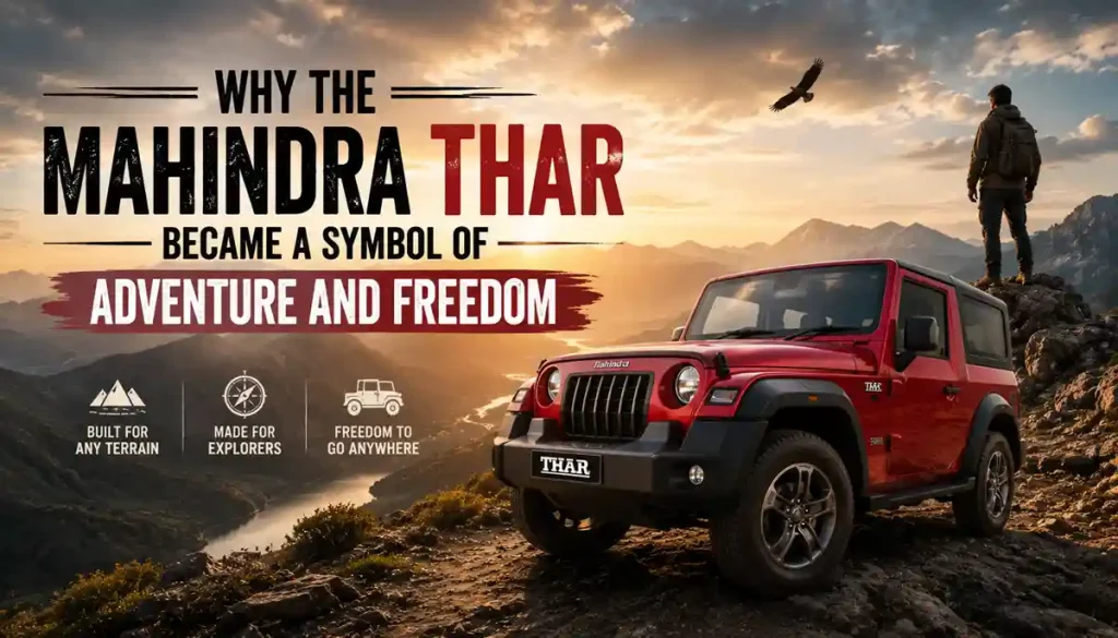 Why the Mahindra Thar Became a Symbol of Adventure and Freedom