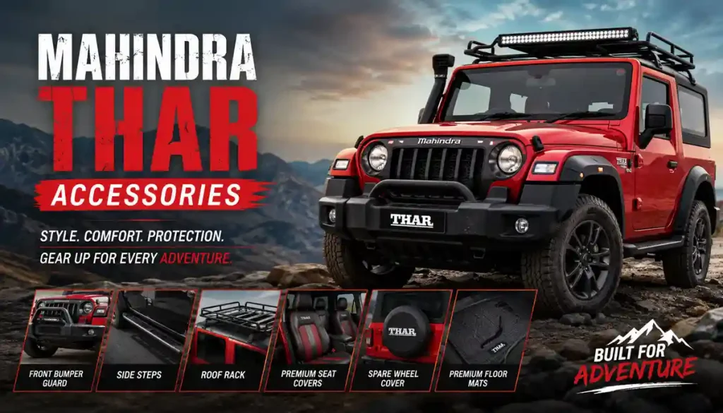 Mahindra Thar Genuine Accessories 2026: A Real Buyer's Guide 3 Mahindra Thar Accessories
