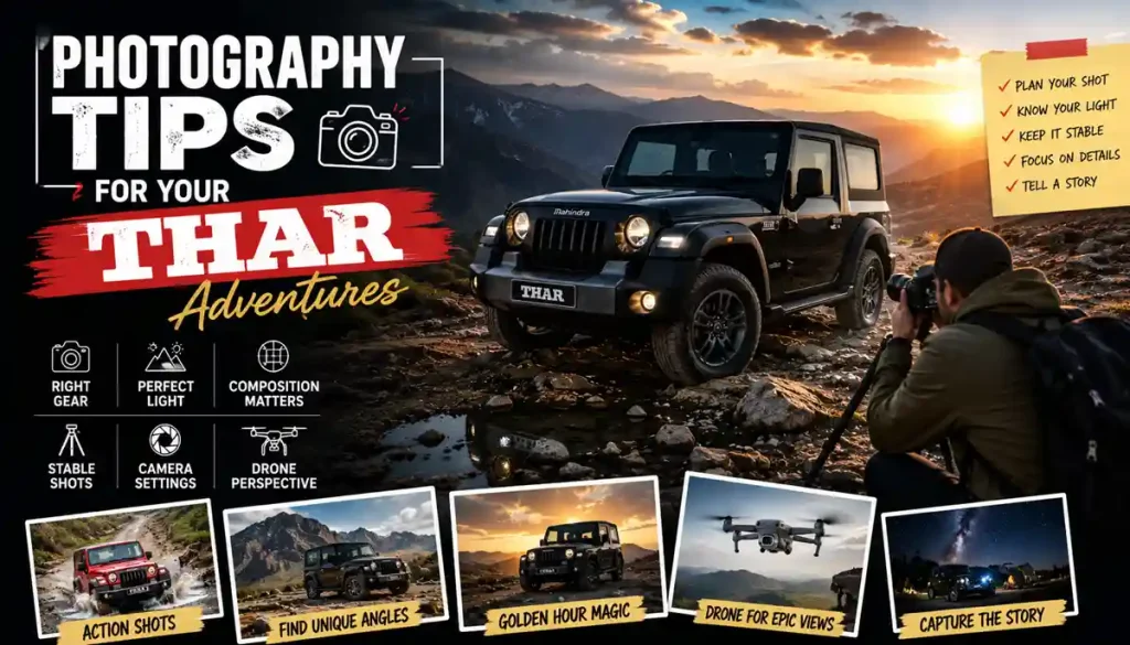 Photography Tips for Your Thar Adventures Capture Stunning Off Road Photos 3 Photography Tips for Your Thar Adventures