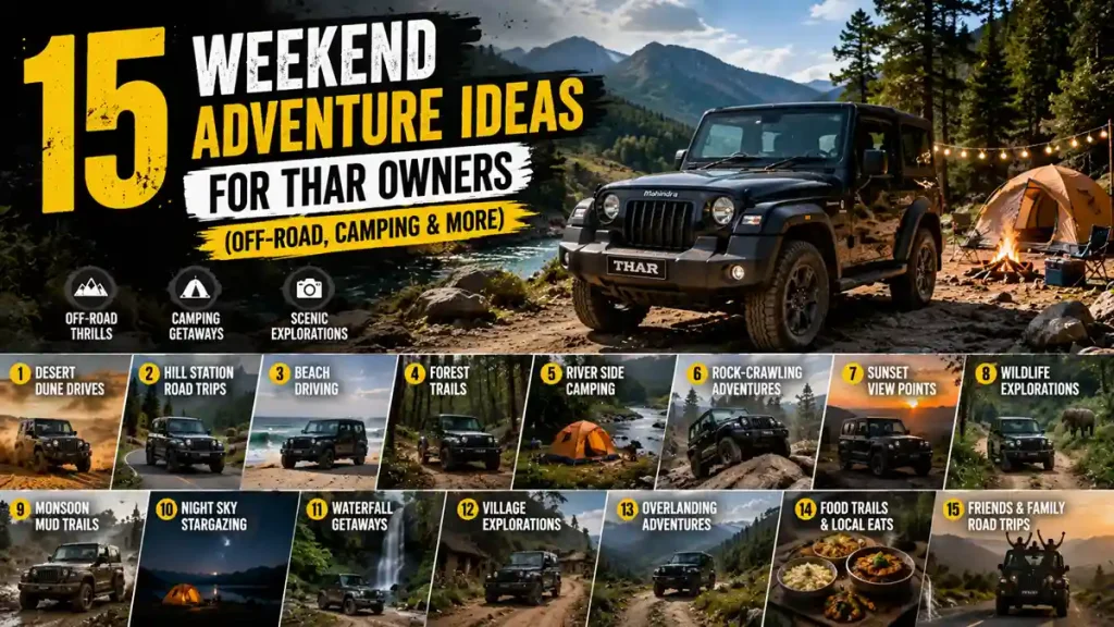 15 Weekend Adventure Ideas for Thar Owners 4 15 Weekend Adventure Ideas for Thar Owners