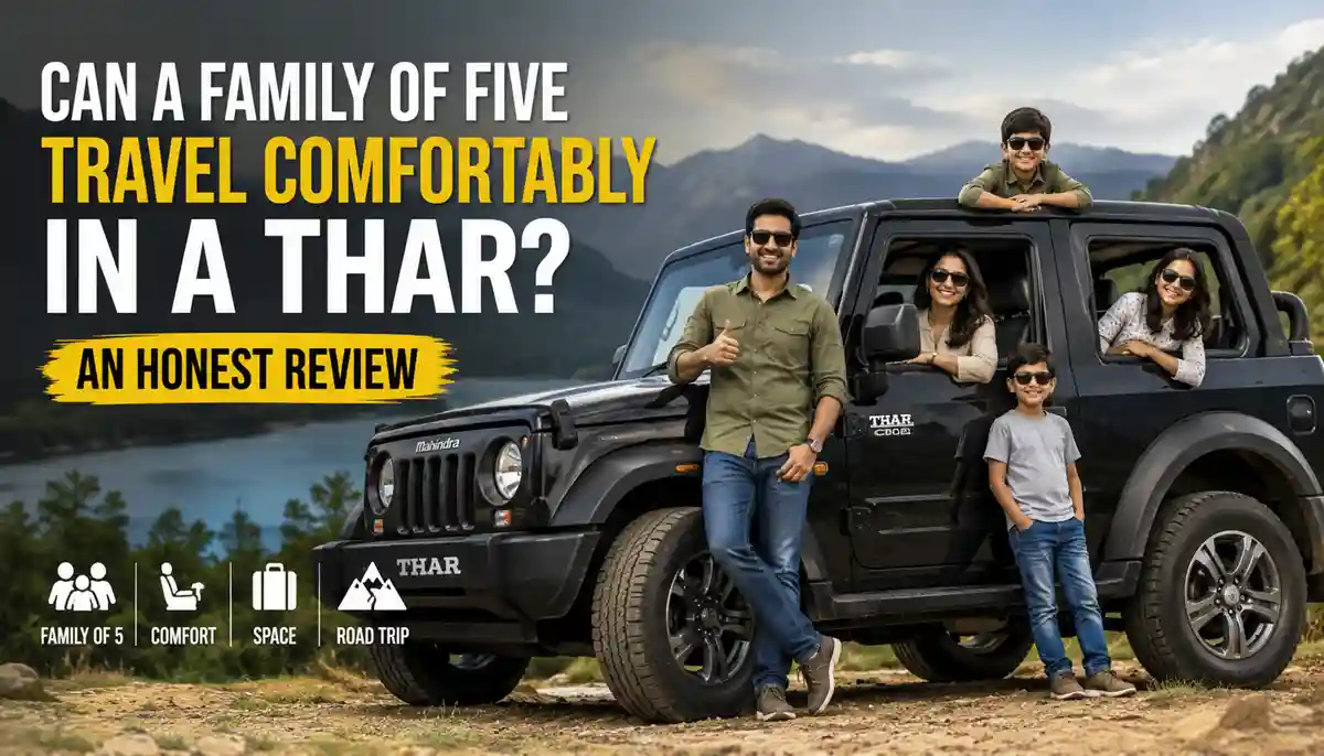 Can a Family of Five Travel Comfortably in a Thar? An Honest Review 1 Can a Family of Five Travel Comfortably in a Thar