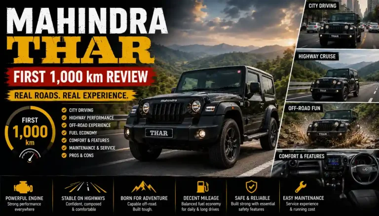 First 1000 km Experience with the Mahindra Thar A Real World Review 11 Thar First 1000 km Experience