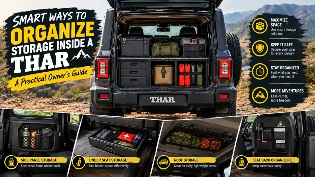 Smart Ways to Organize Storage Inside a Thar A Practical Owner's Guide