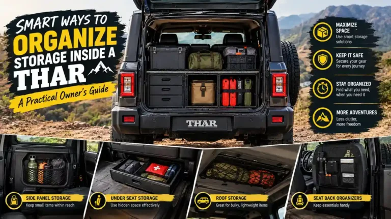 Smart Ways to Organize Storage Inside a Thar: A Practical Owner's Guide 11 Smart Ways to Organize Storage Inside a Thar A Practical Owner's Guide