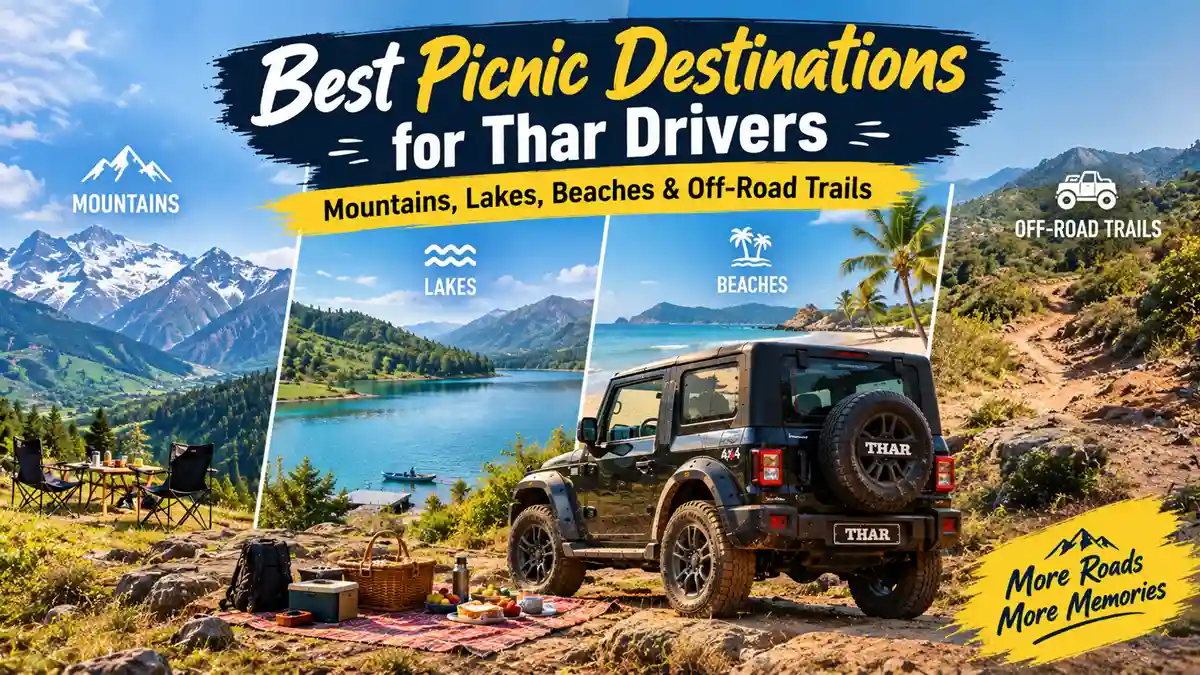 Best Picnic Destinations for Thar Drivers: Mountains, Lakes, Beaches and Off Road Trails 1 Thar Picnic